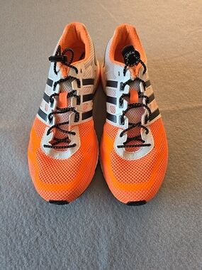adidas Orange and Black Boost Trainer